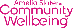 Amelia Slater Community Wellbeing logo